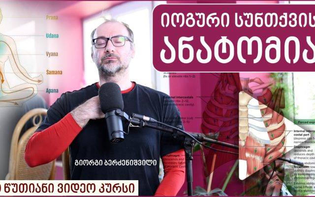 50% ფასდაკლება - იოგური სუნთქვის ანატომია - საწავლო ვიდეო